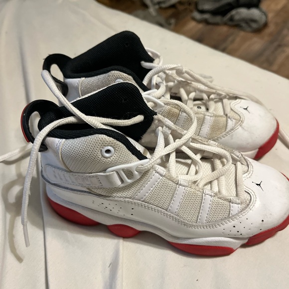 Kids White and Red Sneakers‎ air Jordan 13C - Picture 1 of 6